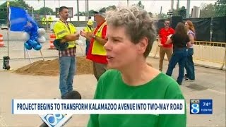 Project begins to transform Kalamazoo Avenue into two-way road