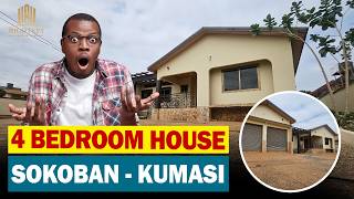 Affordable 4 Bedroom House Located At Sokoban - Kumasi #realestate #ghana #viral #property