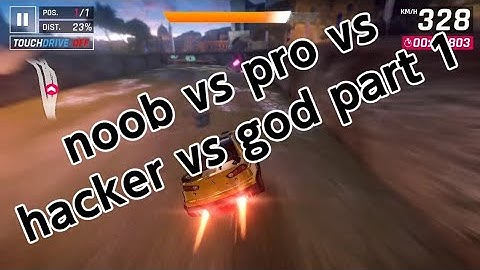 Asphalt 9 Noob vs pro vs hacker vs god part 1
