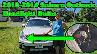Replacing Headlight Bulb - Subaru Outback (2010-2014)