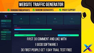 TRAFFIC X Software : Powerful Traffic Real time bot, 10x Fast with Fingerprint Human Bot screenshot 5