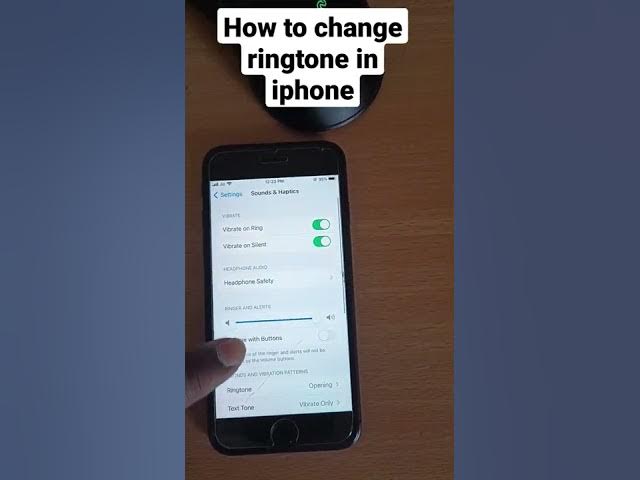 How to change ringtone in iOS, iPhone