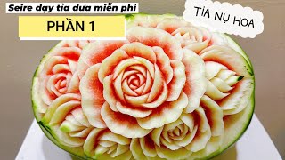 Dạy tỉa dưa miễn phí- Phần 1: Tỉa nụ hoa