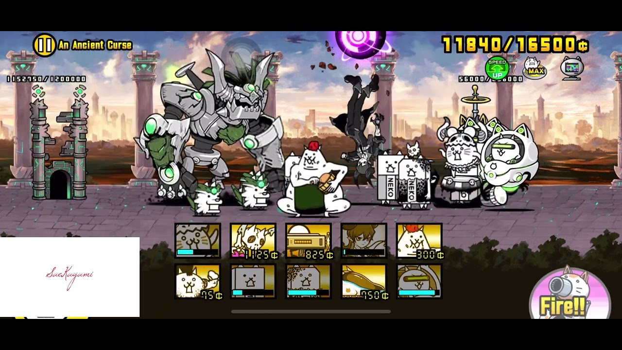 [ The Battle Cats] An Ancient Curse| Cyperpunk Stack No Uber Carry ...