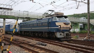 【EF66-27号機】【ニーナ】EF66-27 牽引 貨物列車 2062レ 2019年6月7日 花月園前踏切