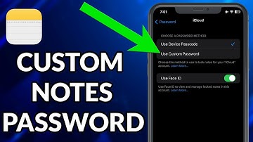 How To Set Custom Notes Password On iPhone