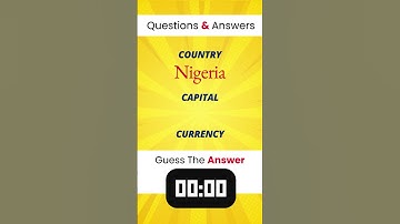 Country Quiz With Answers #shorts #gkquiz