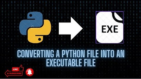 Turning Python file into Apps(.exe file): A Step-by-Step Guide