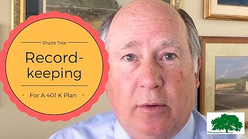 Recordkeeping for a 401k Plan