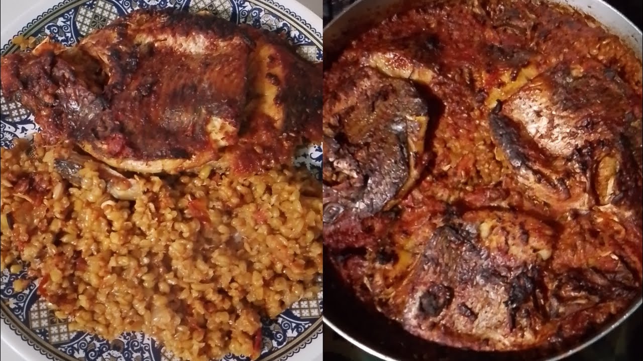 طاجن فريك بالسمك علي أصوله 🥰