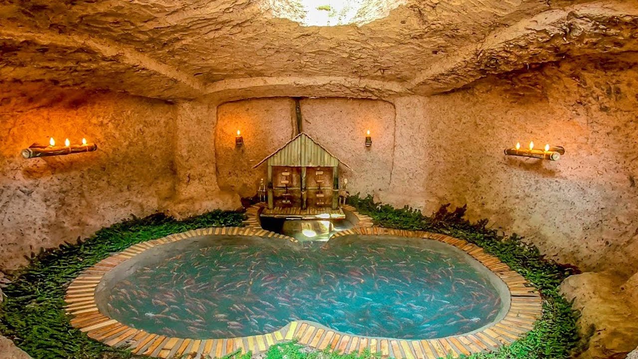 You Won't Believe How This Man Made a Bamboo Water Wheel in the Jungle