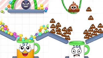 Rope and Balls - All Levels Gameplay Android, iOS (1 - 22)