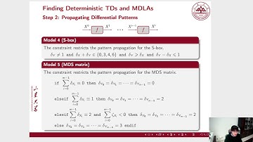 On the Usage of Deterministic (Related-Key) Truncated Differentials and Multidimensional Linear...