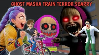 Download Lagu MASHA HORROR  😱 Yuta Mio di dalam bahaya😨 penyelamatan RUMI Demon Hunters  🤩 SAKURA SCHOLL SIMULATOR MP3