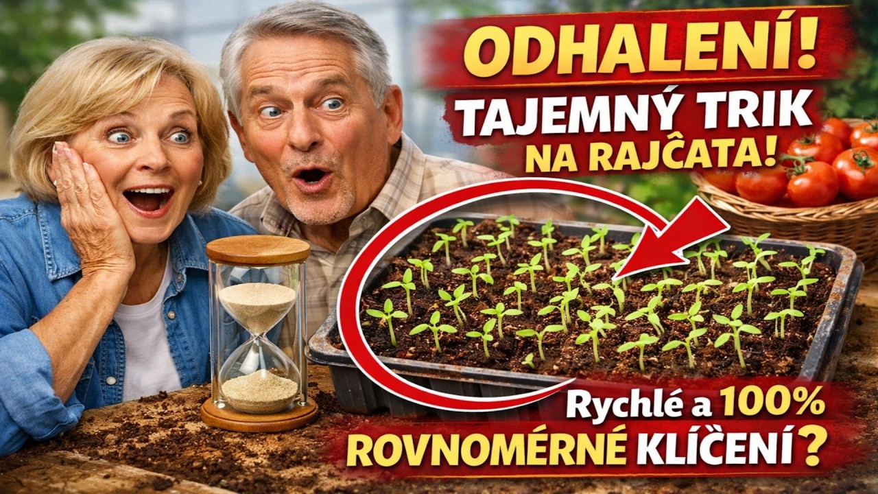 ODHALENÍ! Tohle je ten zaručený postup výsevu rajčat, který zajistí stoprocentně rovnoměrné a přito