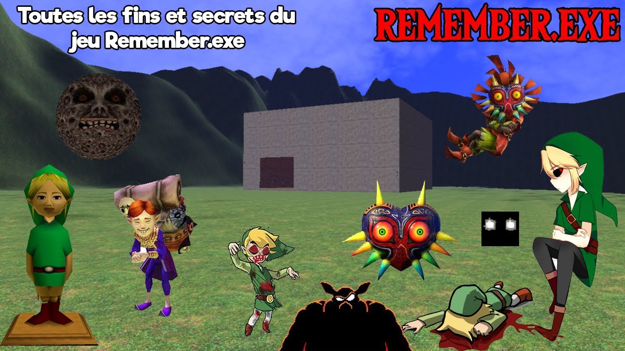 Toutes les fins et secrets du jeu Remember.exe - YouTube