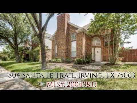 804 Santa Fe Trail, Irving, TX home video tour