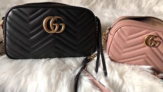 gucci marmont camera bag small review