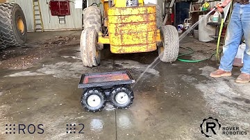 Pressure Washing a Rover