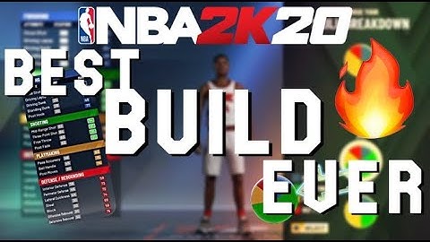 *OFFICIAL* BEST SHARPSHOOTER BUILD IN NBA 2K20!!