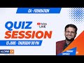 CA Foundation | Mathematics | By CIMA Siddhant Sonthalia | Quiz.02