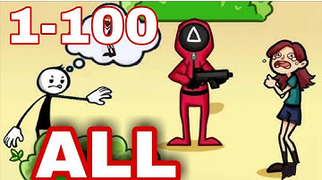 Stickman Thief: Brain Puzzle - All Levels 1-100 Walkthrough Gameplay Android,iOS