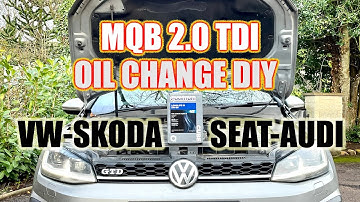 WHY YOU NEED TO LOVE YOUR VW AUDI DIESEL ENGINE - OIL CHANGE DIY 2.0 TDI MQB VW AUDI SEAT SKODA