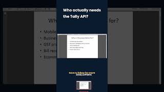 Tally has an API — and 95% of CAs aren't using it #Shorts