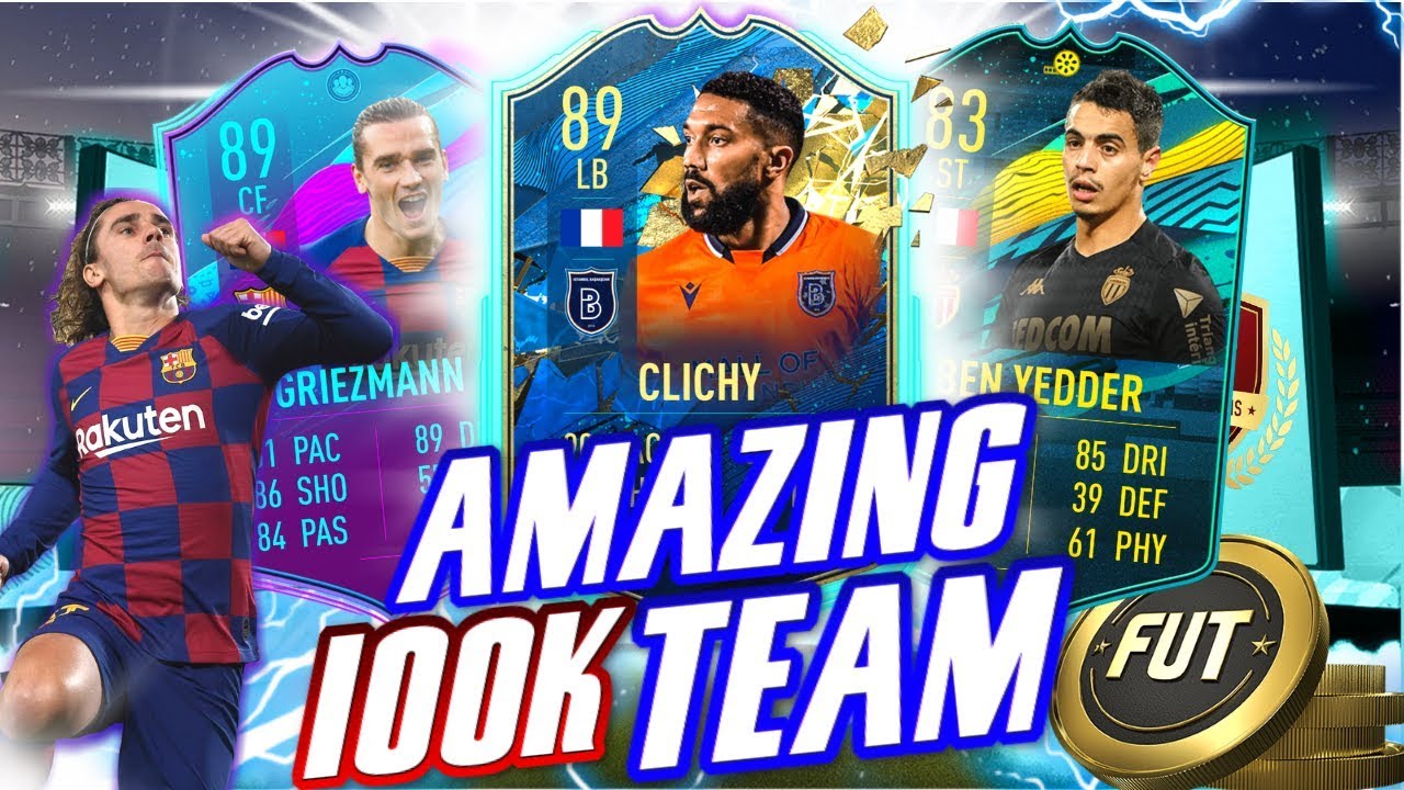 OVERPOWERED 100K TEAM FIFA 20 w/ TOTS CLICHY!!! | FIFA 20 100K SQUAD BUILDER