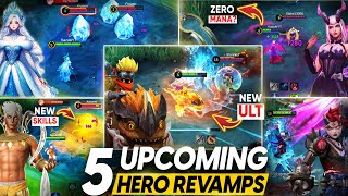 ALL 5 UPCOMING HERO REVAMPS | BARATS REVAMP | AURORA REVAMP | VALE REVAMP & OTHERS