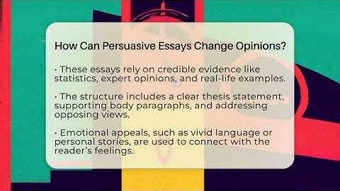 How Can Persuasive Essays Change Opinions? - The Prose Path