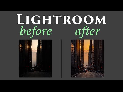 Post Processing with Lightroom - Demo for Beginners