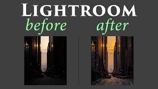 Post Processing with Lightroom - Demo for Beginners