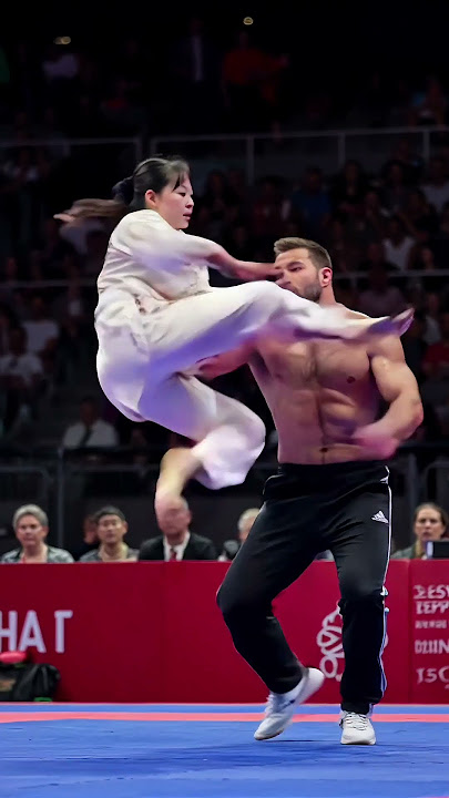 #taichi  #wushufight Chinese Tai Chi beauties didn't expect to be so skilled in actual combat