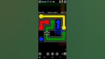 How To Solve Flow Free Bridges Blue Pack Level 11 5x5 Board Walk Through Solution Walkthrough