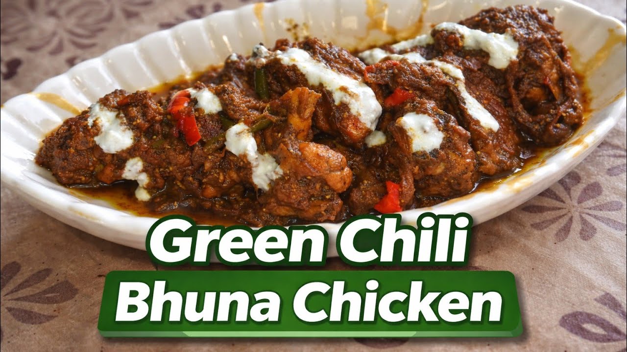 Is Tarah Se Banake Dekhe Green Chili Dalake Chicken Masala | Chicken Recipe 🔥 | Bhuna Chicken Recipe