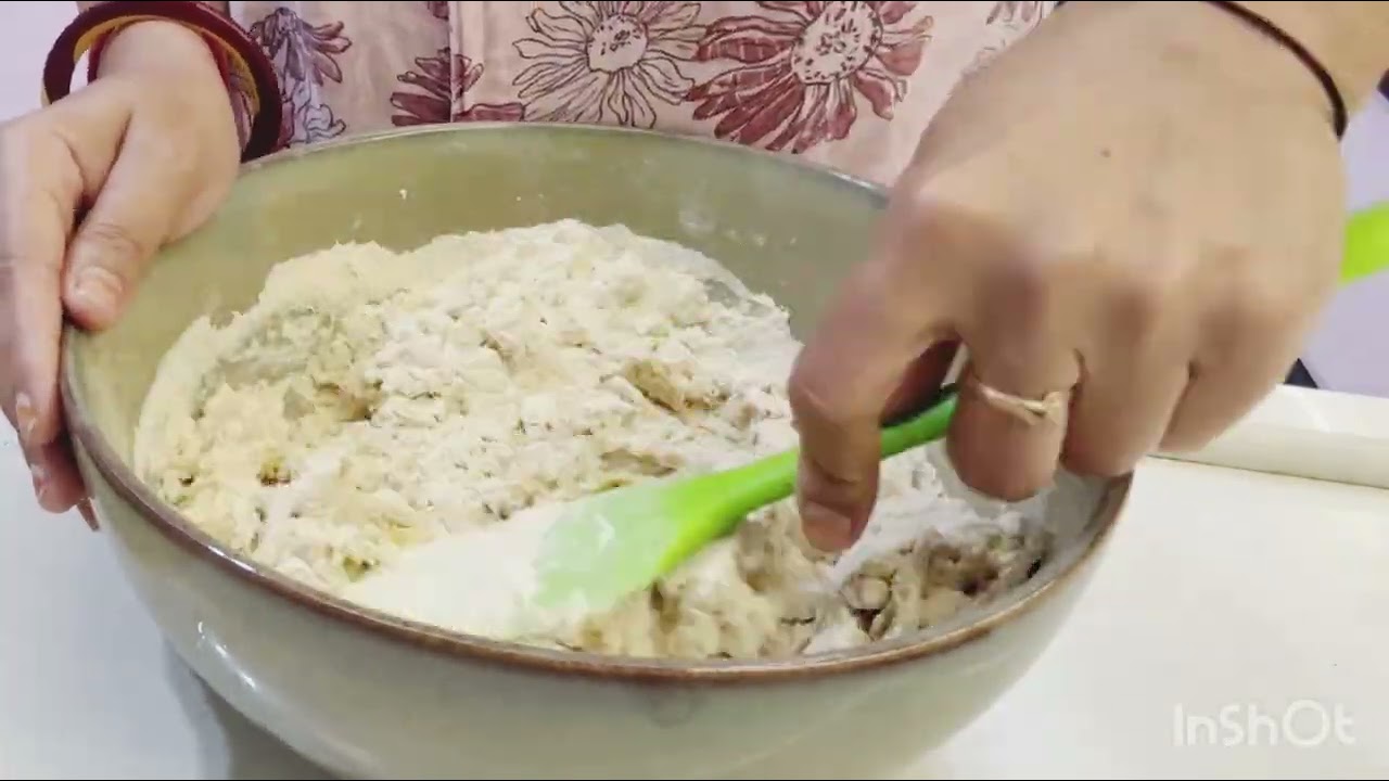 פרatha עם עדשים ירוקות