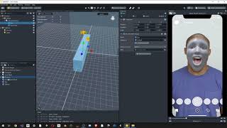 Lens Studio: simple filter using face-tracking
