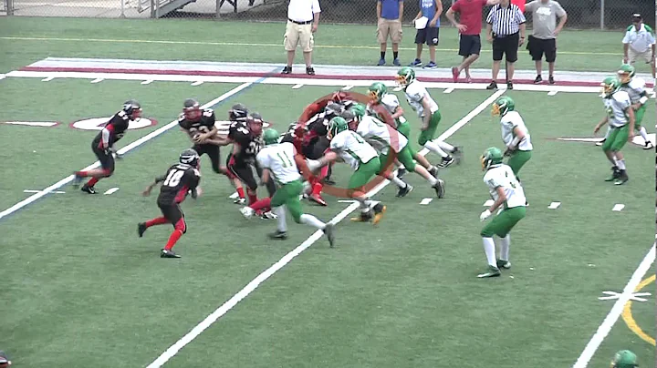 Nick Chudler #33 - 2013 Walled Lake Braves Football Highlights