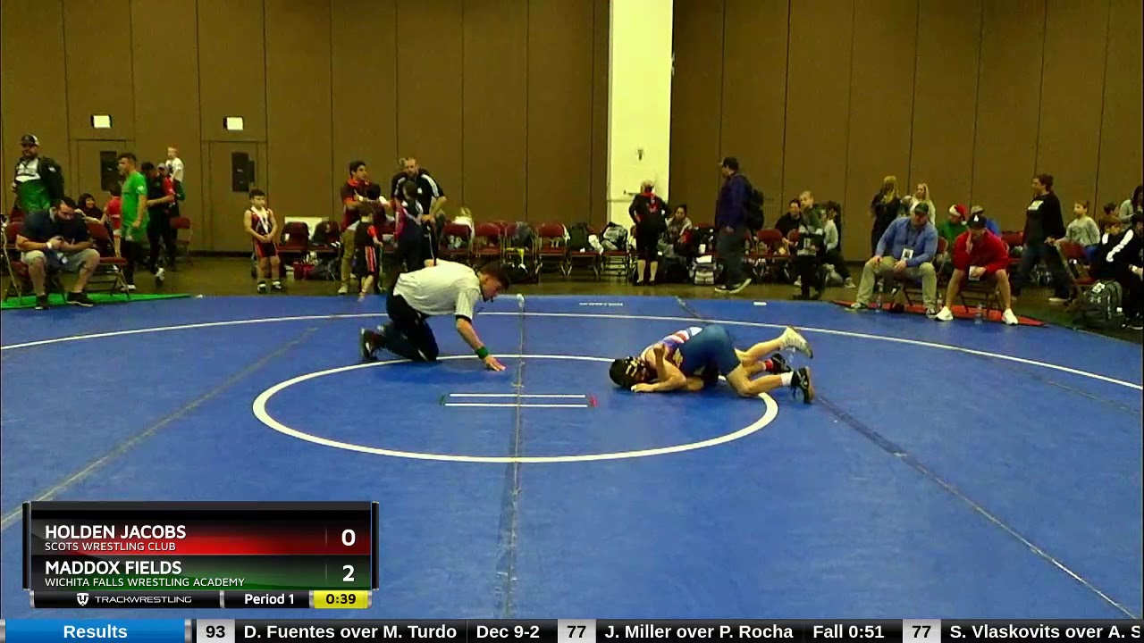 10U 77 Holden Jacobs Scots Wrestling Club Vs Maddox Fields Wichita