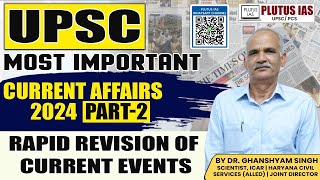 PLUTUS IAS: Rapid Revision of Current Events for Civil Services Examination 2024 and 2025 | #ias