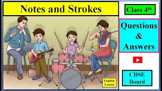 Notes & Stokes Questions & Answers Class 4th CBSE Board English Lesson screenshot 1