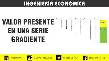 Valor presente en una serie gradiente