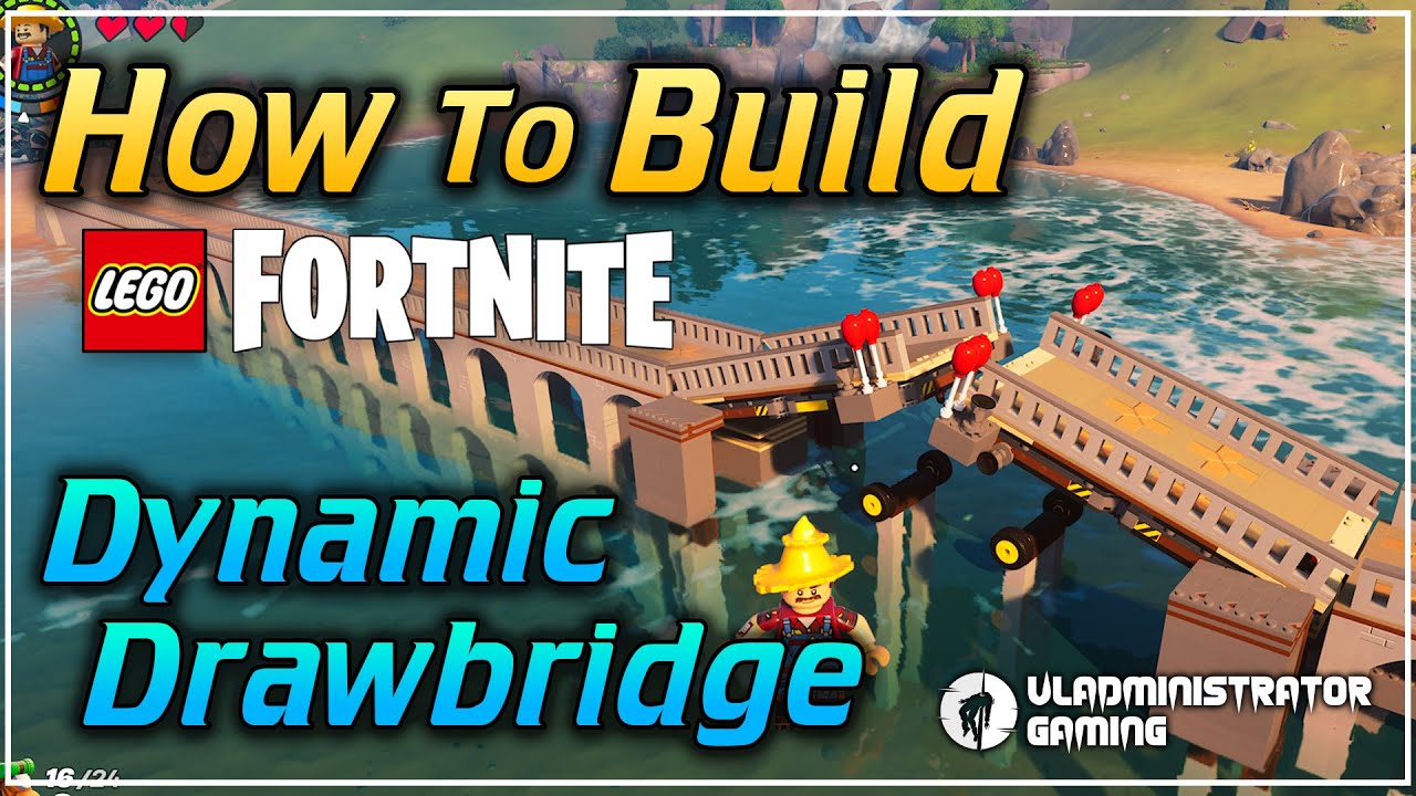Working Dynamic Drawbridge | Lego Fortnite