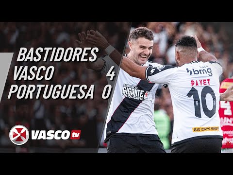 BASTIDORES VASCO 4 X 0 PORTUGUESA | VASCOTV