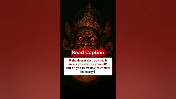 Rahu doesn’t destroy you… it tricks you into destroying yourself.🕯 Read descripton!😨#RahuKetu #Rahu