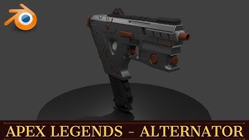 APEX LEGENDS / Alternator (Submachine Gun) / BLENDER TIMELAPSE