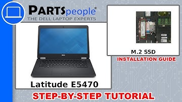 Dell Latitude E5470 (P62G001) M.2 SSD How-To Video Tutorial