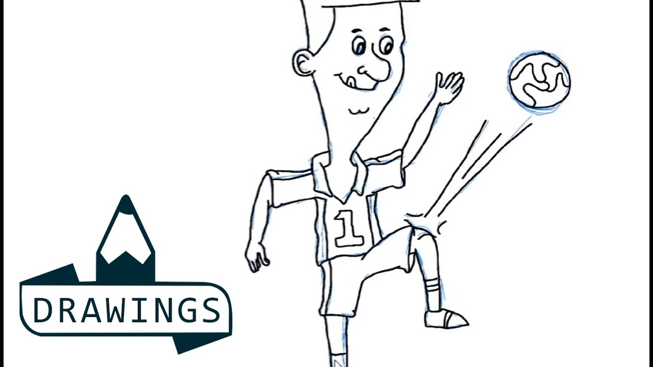 It's just an image of Zany Drawing Soccer Players This is a picture of Zany Drawing Soccer Players