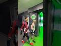 Bayern players going to warm up before the game against Wolfsburg | Bundesliga
